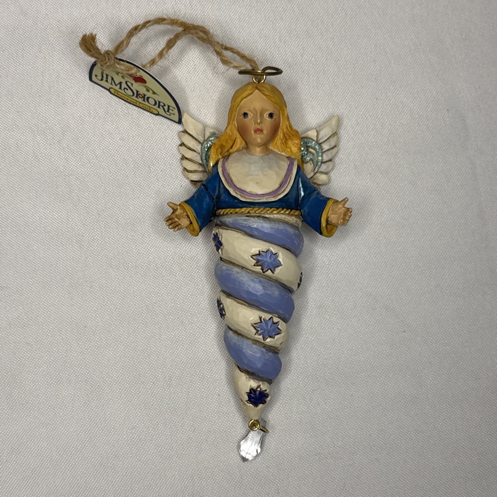 Jim Shore Angel Icicle Winter Wonderland‎ Christmas Ornament 4047668 Retired
